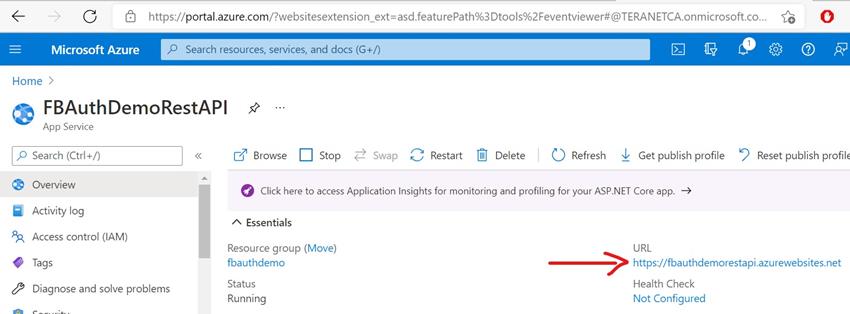 How to build and publish a .NET Core API to perform CRUD operations on Azure Cosmos DB (SQL API) and secure it using Facebook Authentication
